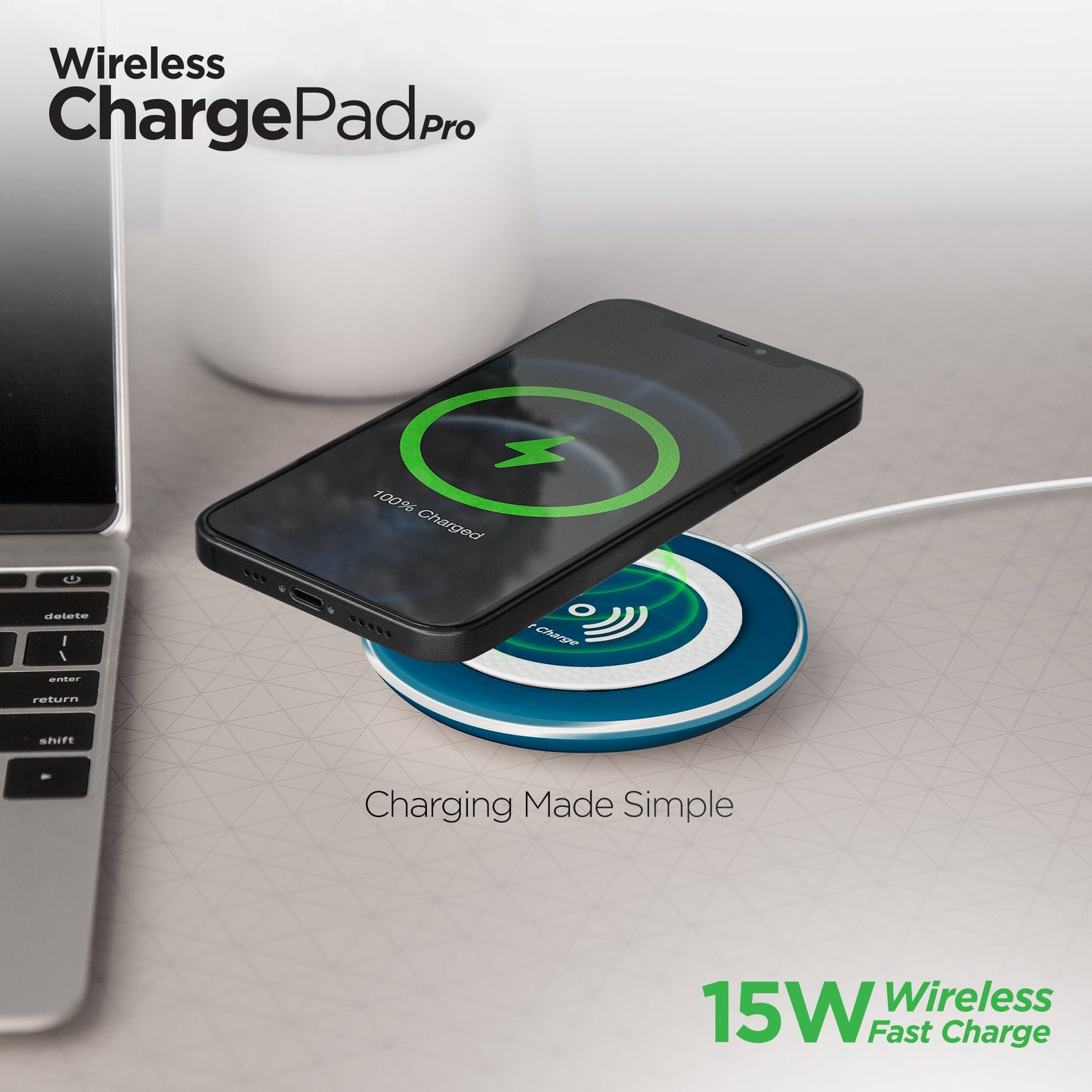 HyperGear ChargePad Pro 15W Wireless Fast Charger