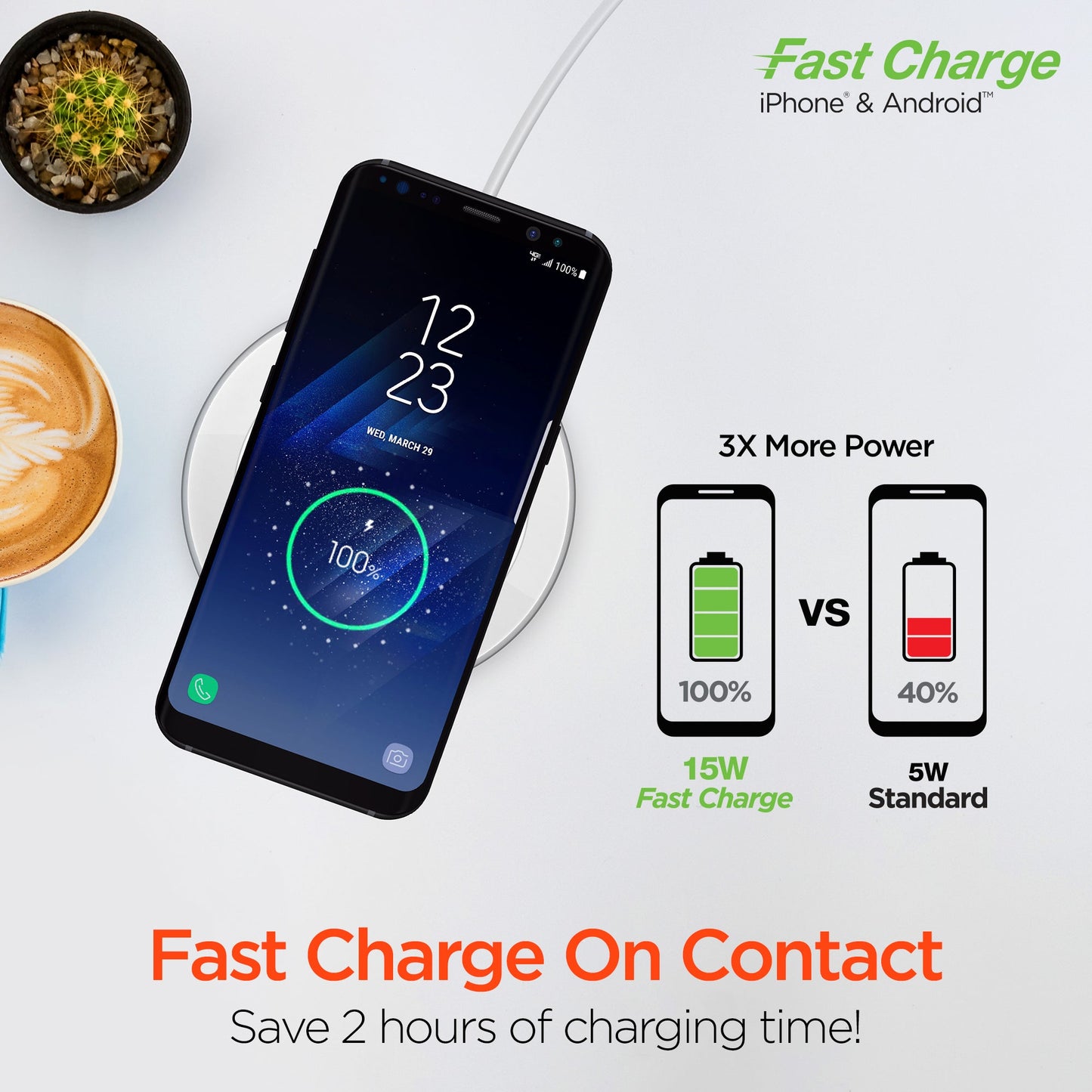 HyperGear ChargePad Pro 15W Wireless Fast Charger