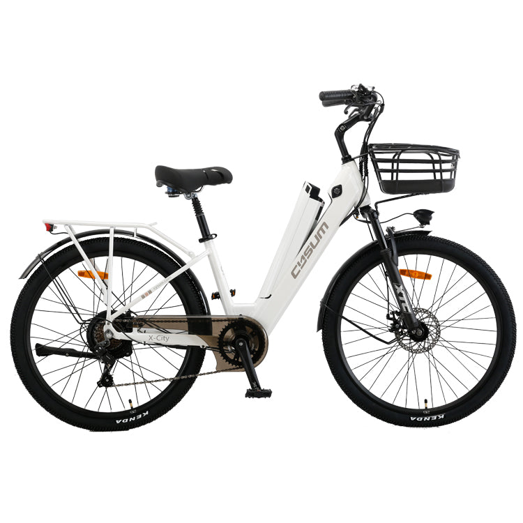 CYSUM X-City women e bike - 26 inch aluminum, 250w 10Ah, speed 25km/h,