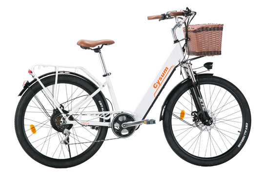 CYSUM Cityrun 26 inch 250w step through ebike for women